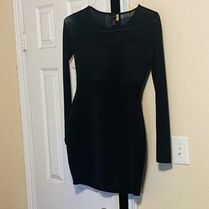 Dress is from Macy’s -black spandex tight fitting dress- my normal size is a 7-8